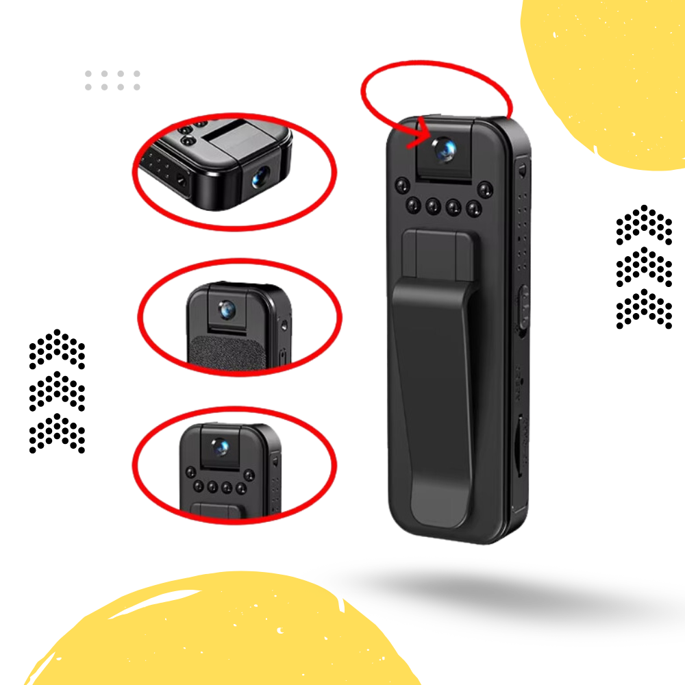 Bodycam Wireless Compatibile con OTG per i Vlog - Ozerty