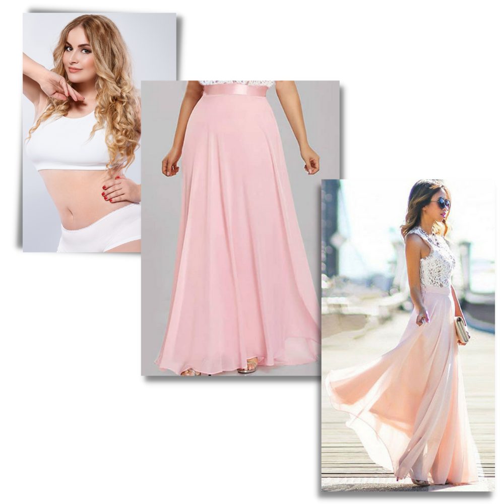 Abito in chiffon con pizzo dallo stile prairie chic - Ozerty