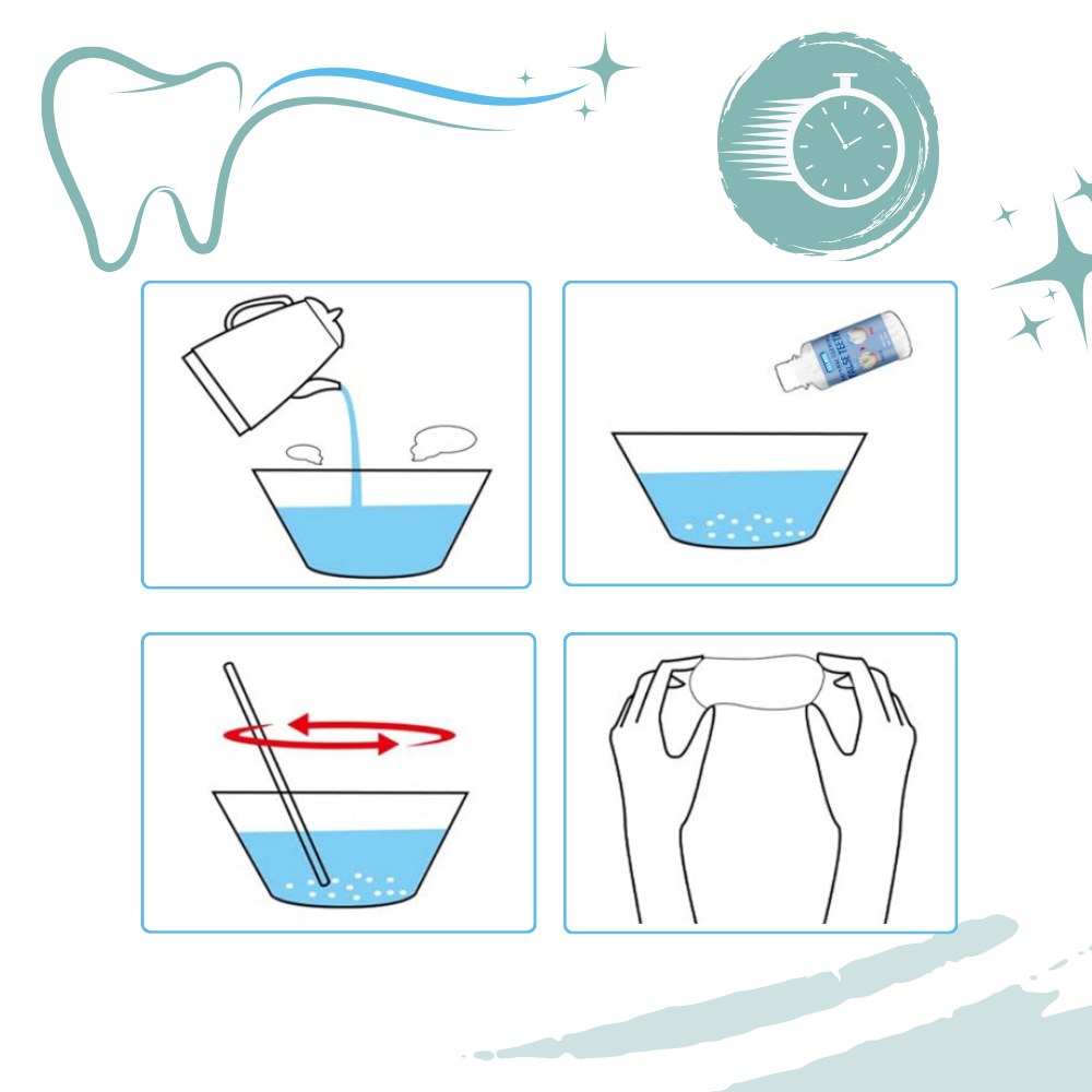 Kit per la Modellazione di Denti Finti Riutilizzabile - Ozerty