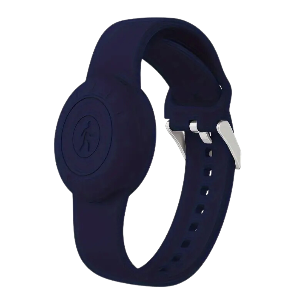 Orologio in Silicone per AirTag -Blu scuro - Ozerty