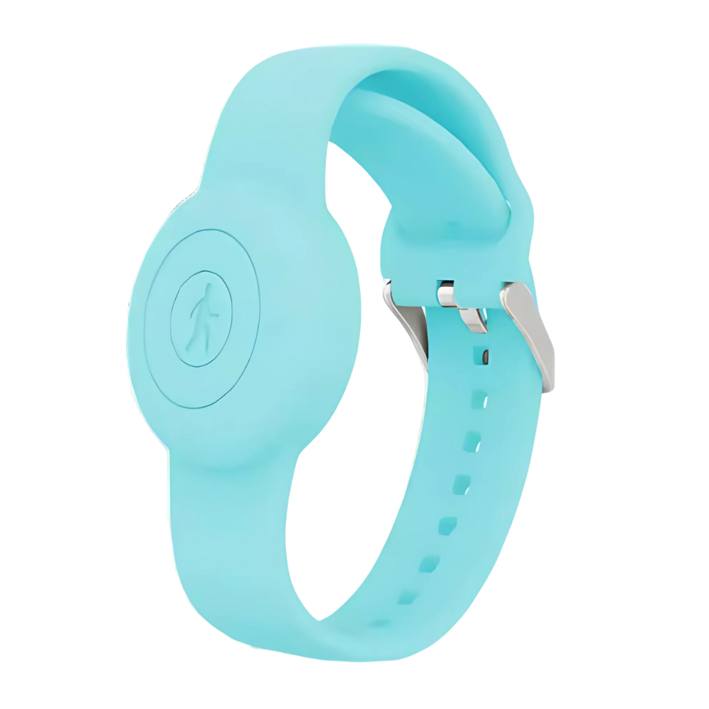 Orologio in Silicone per AirTag -Verde menta - Ozerty