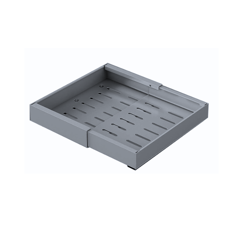 Organizzatore di Armadietti a Scorrimento Salvaspazio -Grigio/S - Ozerty