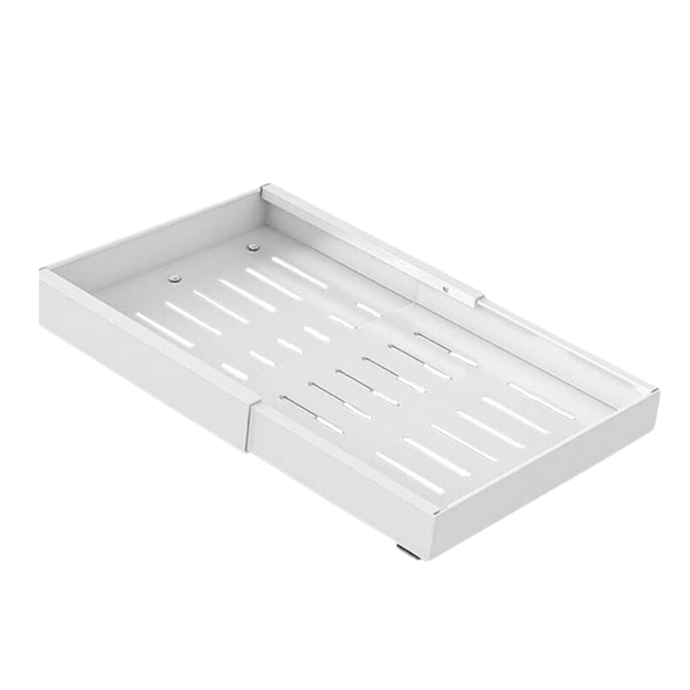 Organizzatore di Armadietti a Scorrimento Salvaspazio -Bianco/L - Ozerty