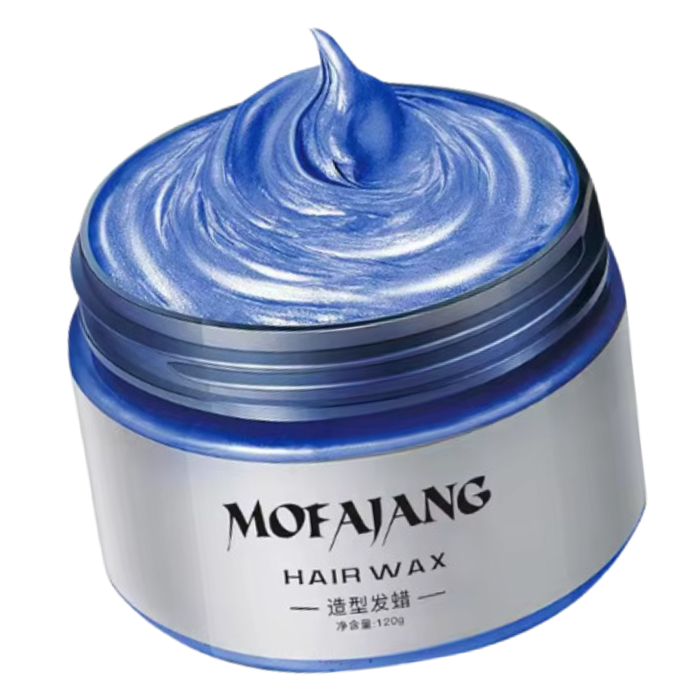 Cera Colorata per Capelli Temporanea -Blu - Ozerty