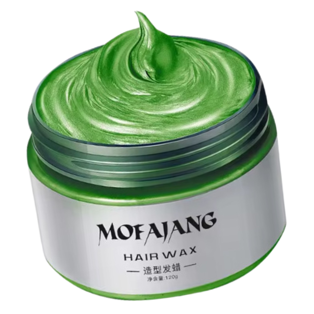Cera Colorata per Capelli Temporanea -Verde - Ozerty