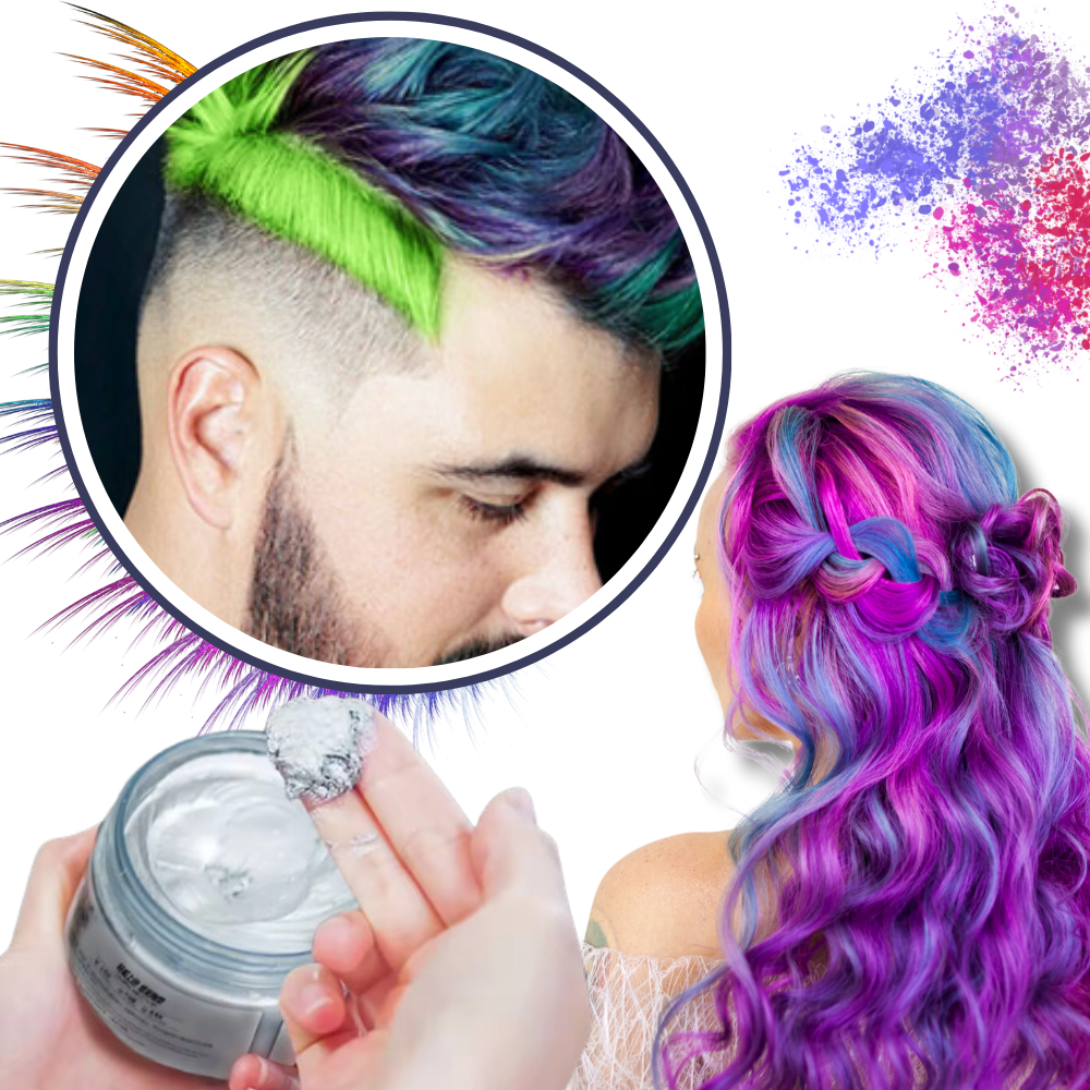 Cera Colorata per Capelli Temporanea - Ozerty