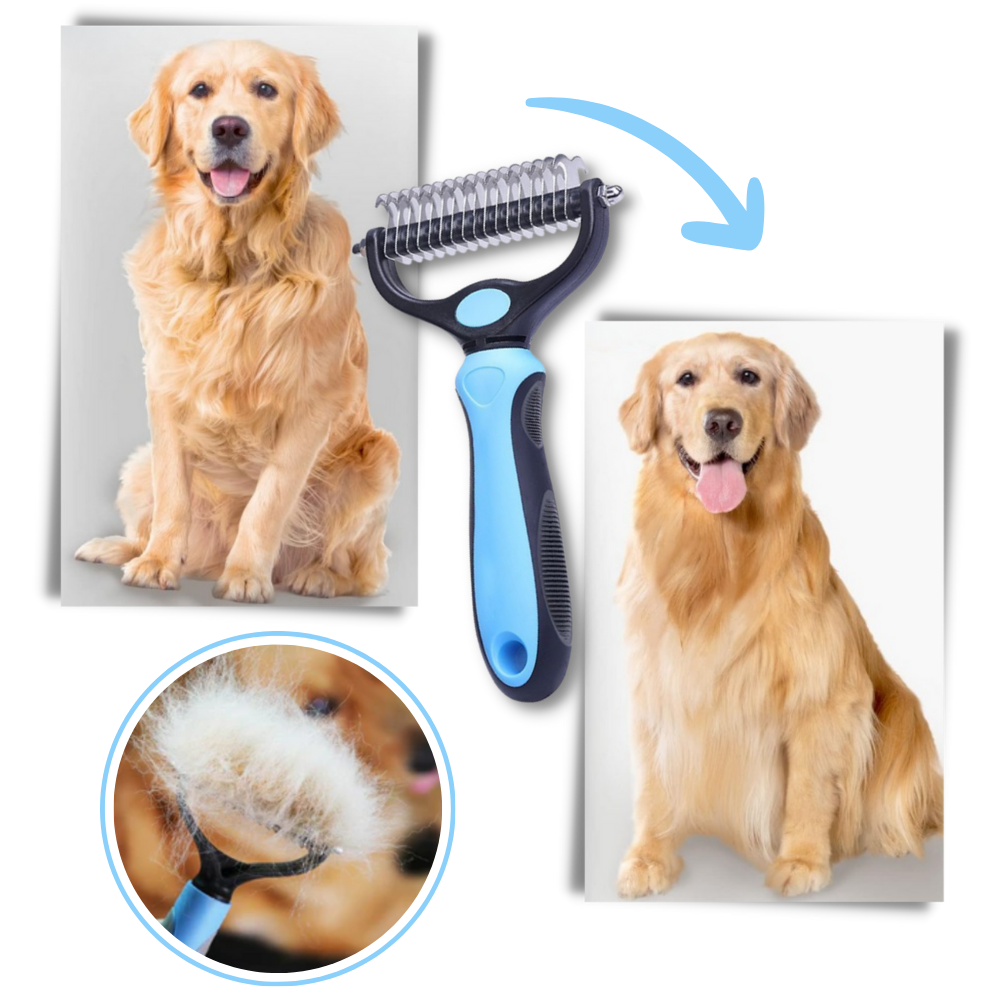 Spazzola per cani e gatti per la rimozione del pelo - Ozerty