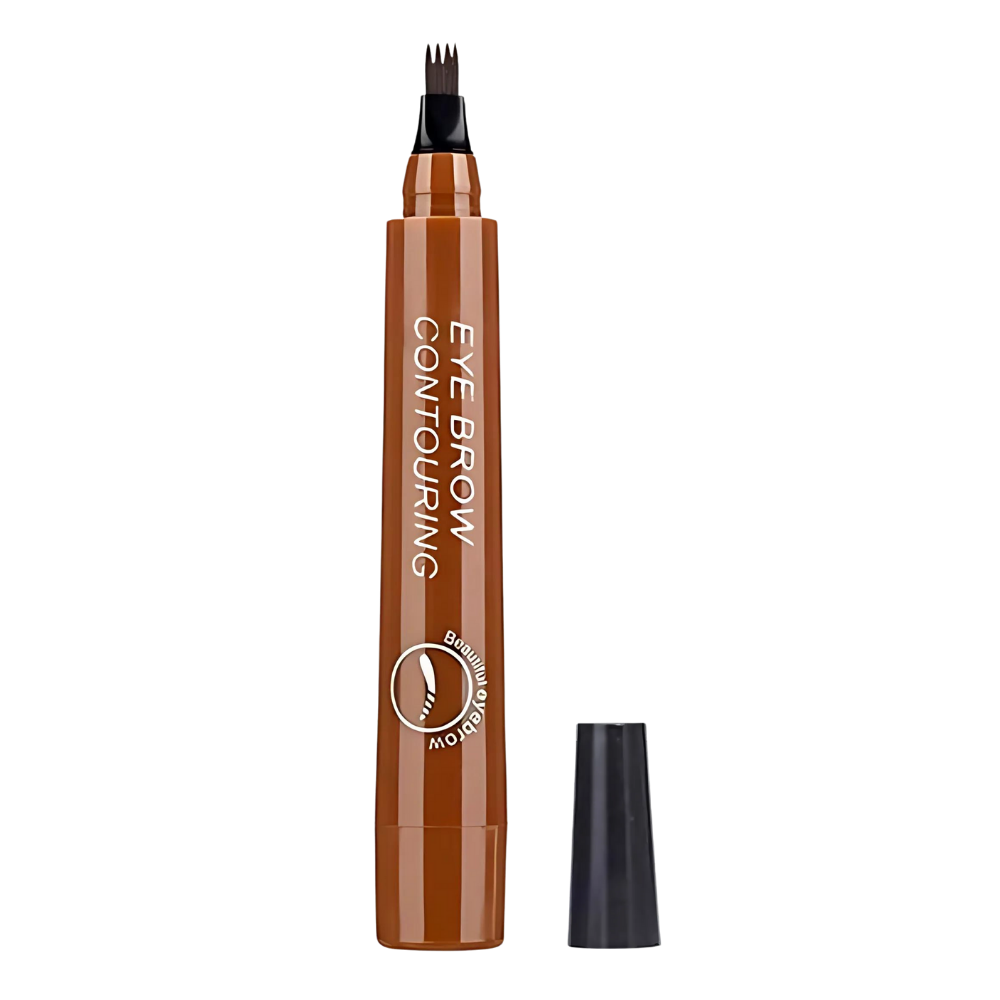 Matita liquida per sopracciglia con formula waterproof -Marrone chiaro - Ozerty