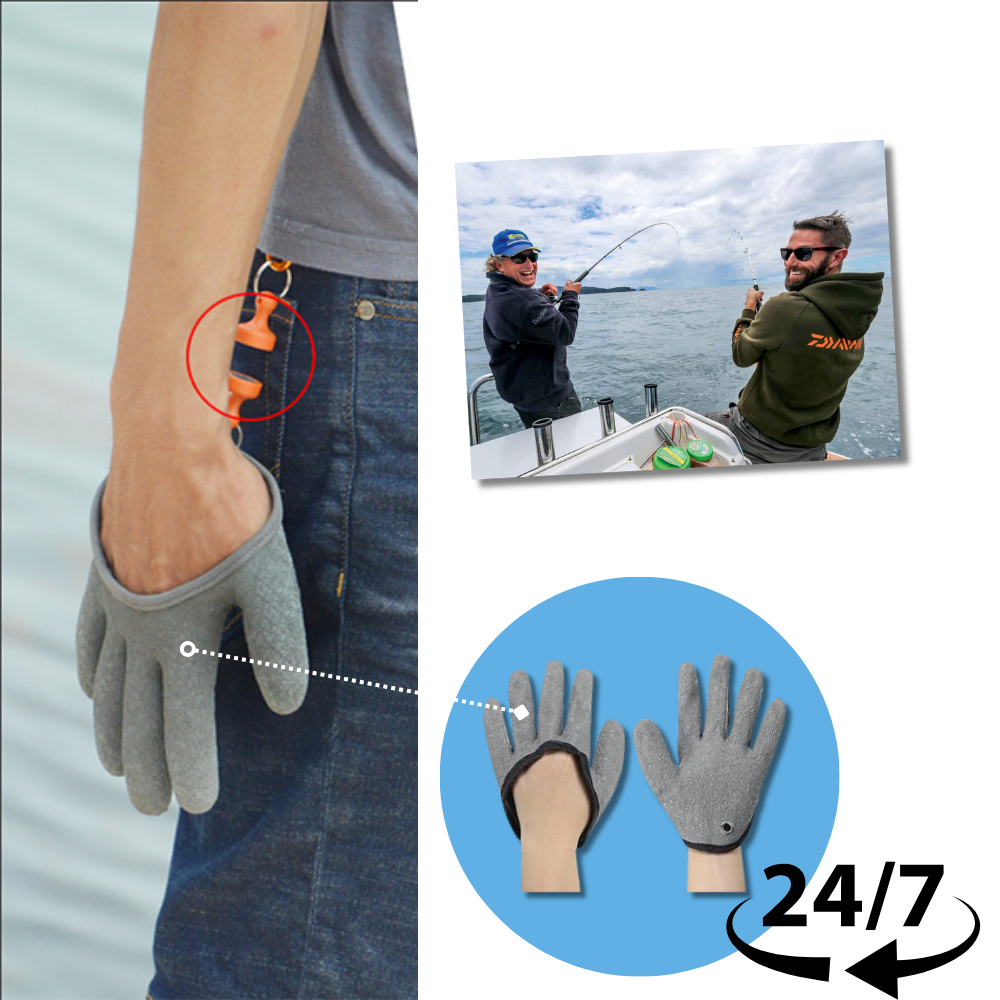 Guanti da pesca resistenti all'usura - Ozerty