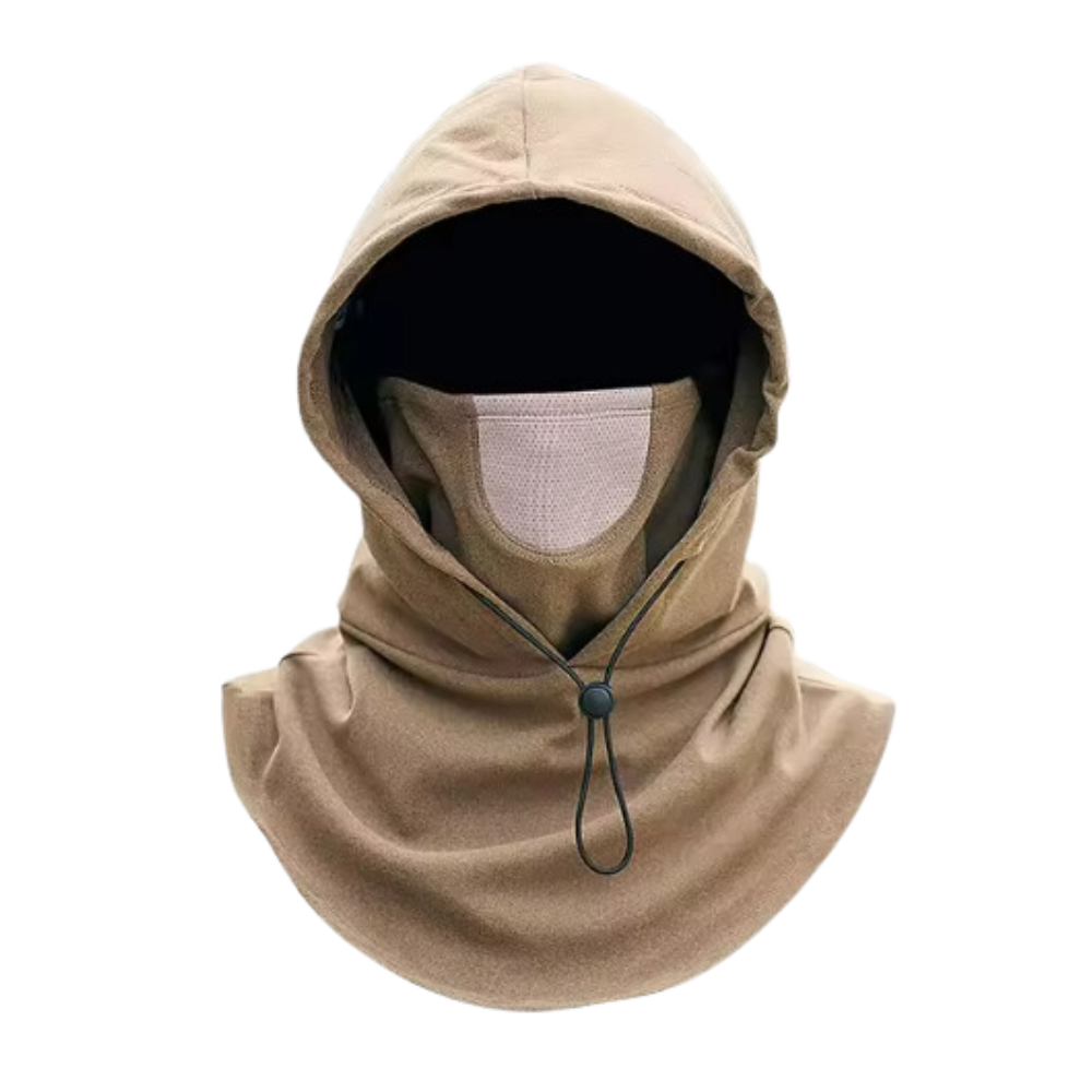 Maschera Antivento da Ciclismo Traspirante -Khaki - Ozerty