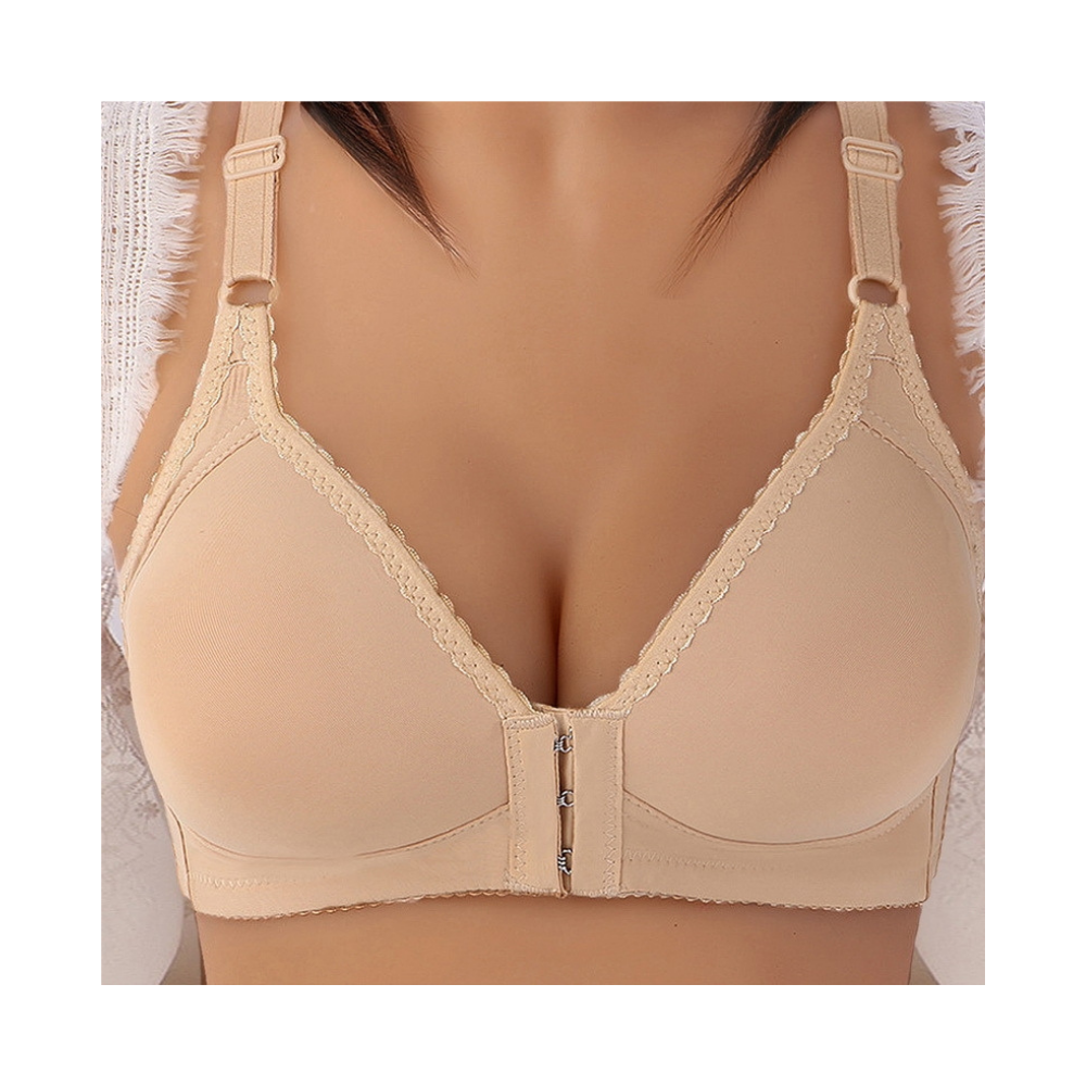 Reggiseno push up senza fili per taglie forti -Pelle Tocco Delicato - Ozerty