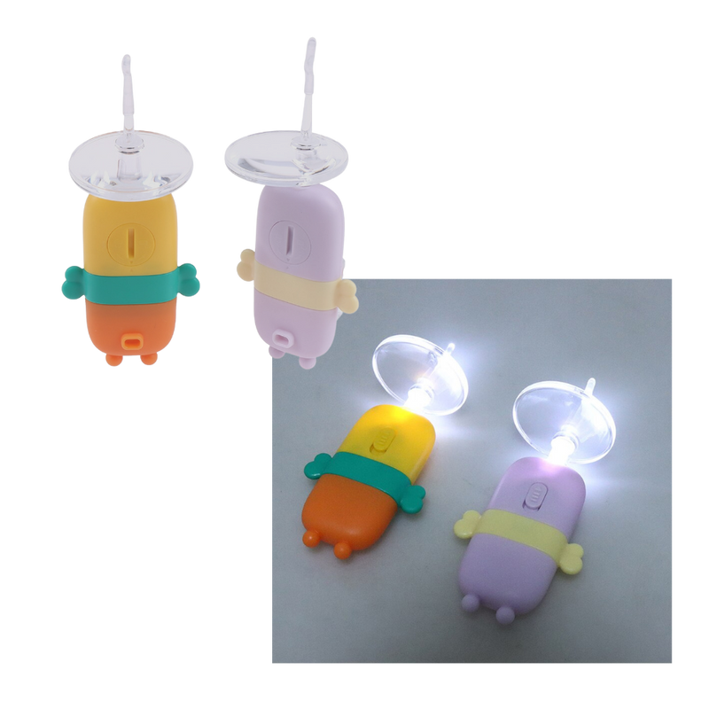 Pulisci orecchie a cucchiaio per bambini con luce - Ozerty