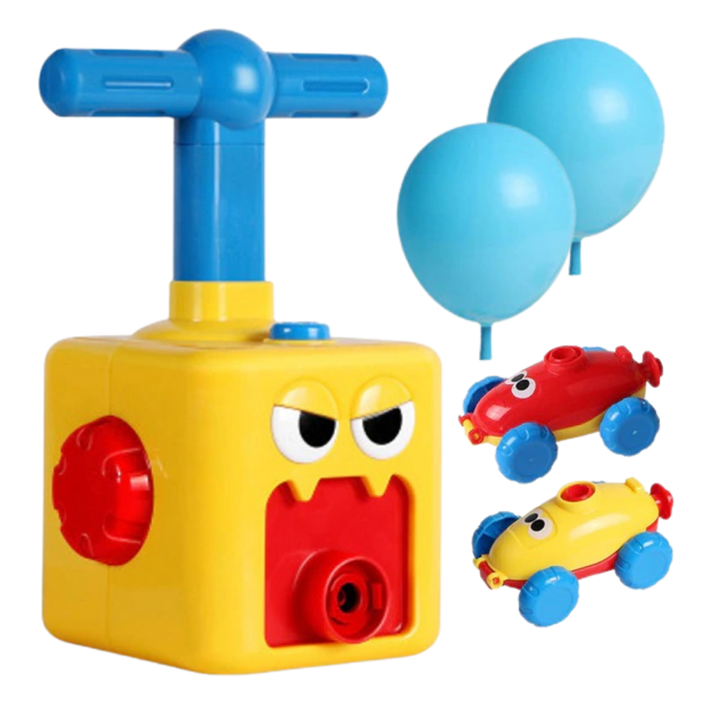 Lanciatore di palloncini auto giocattolo