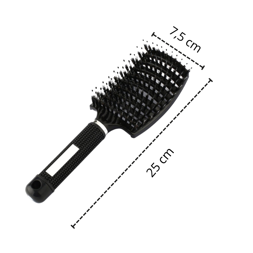 Spazzola per capelli massaggiante in setola di cinghiale - Ozerty