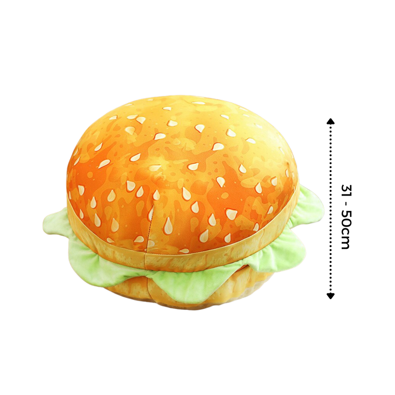 Cuscino ad hamburger in peluche - Ozerty