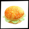 Cuscino ad hamburger in peluche - Ozerty