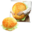 Cuscino ad hamburger in peluche - Ozerty