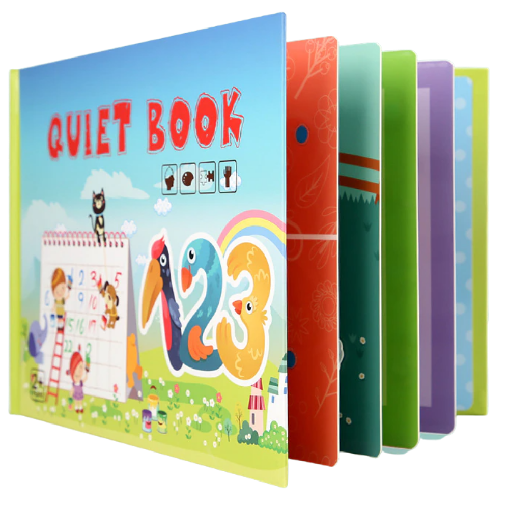 Libro educativo Montessori per bambini -Numeri/   - Ozerty