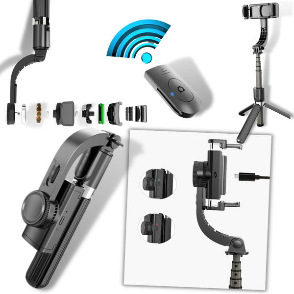 Stabilizzatore cardanico per telefono 3 in 1