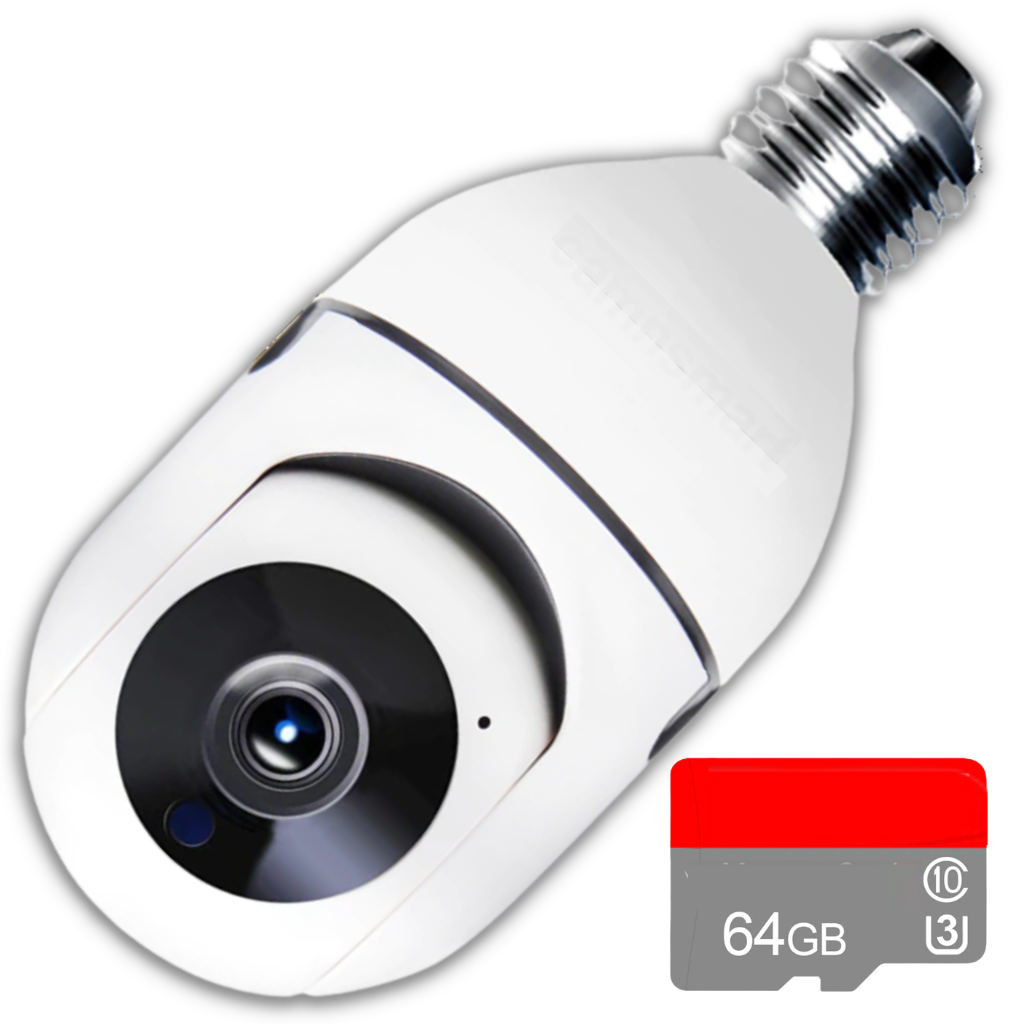 Light bulb with smart camera