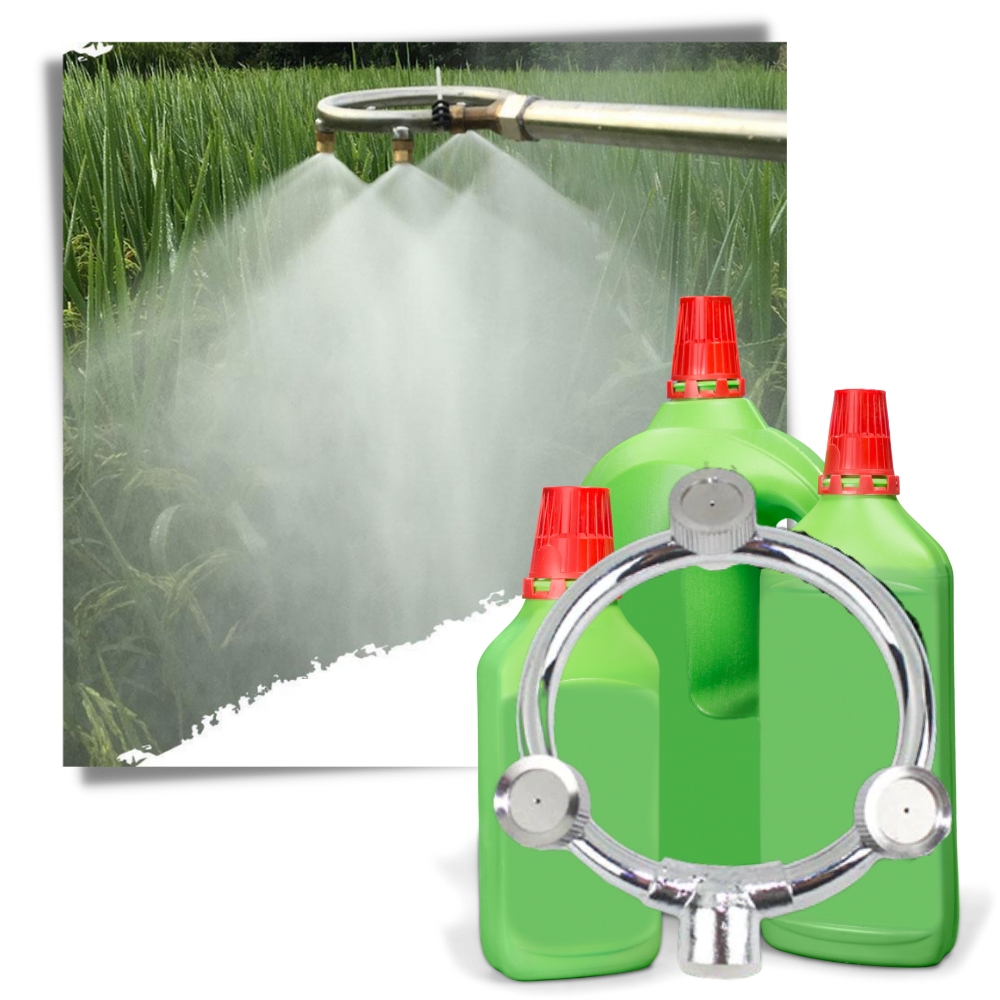 Ugello a tre teste per l'irrigazione del giardino - Ozerty