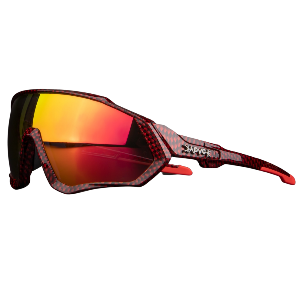 Polarized sunglasses for cycling