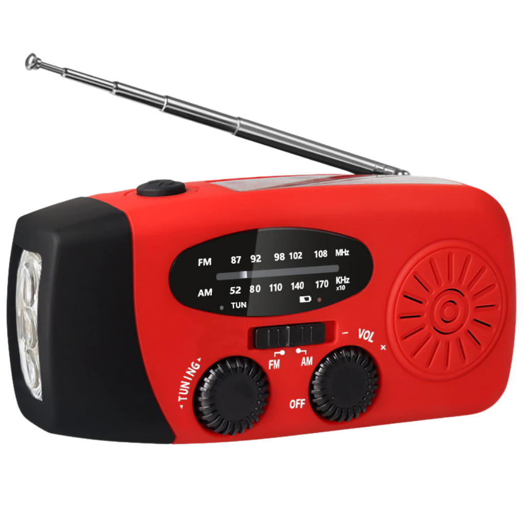 Radio d'emergenza con dinamo multifunzionale - Ozerty