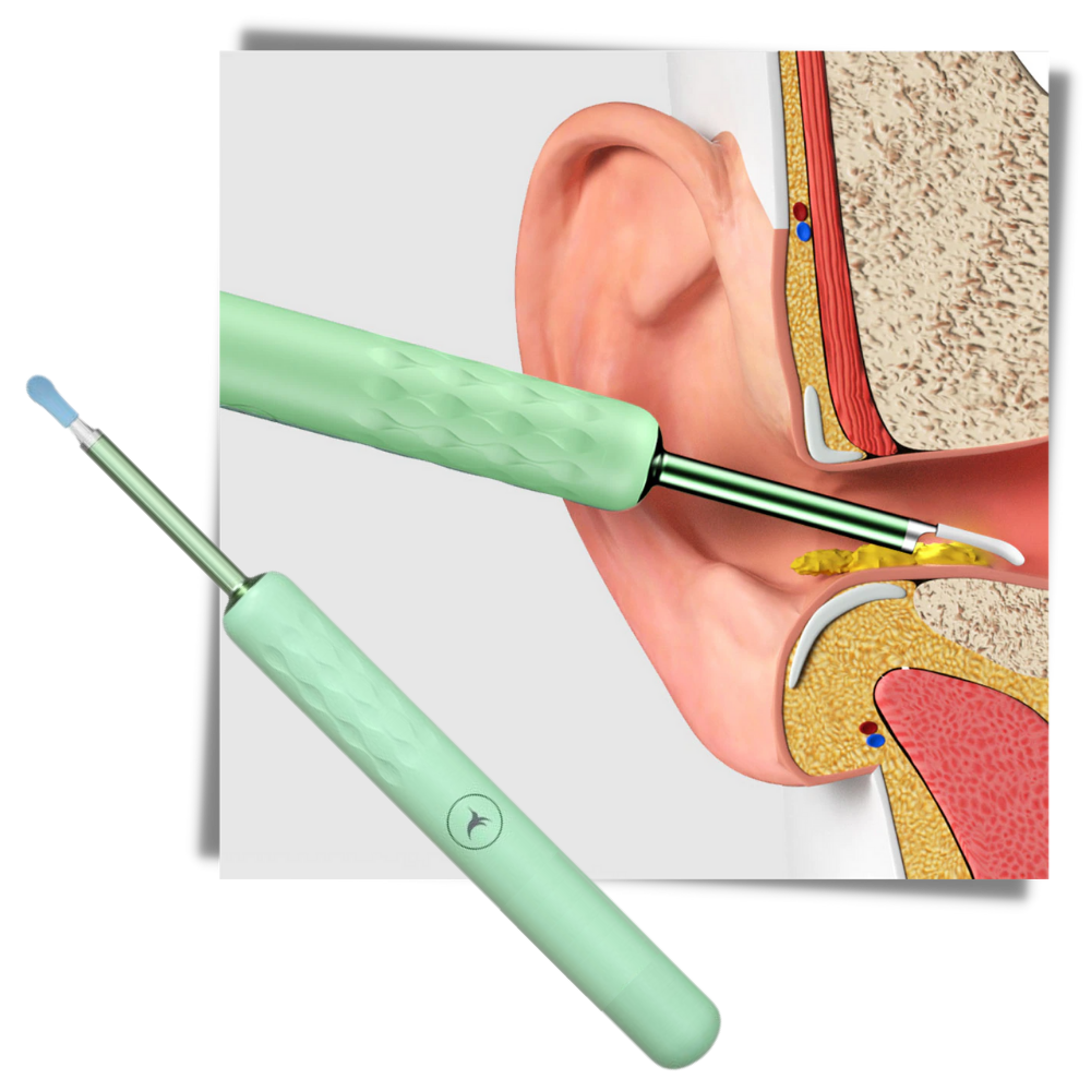 Bastone intelligente per la pulizia dell'orecchio - Ozerty
