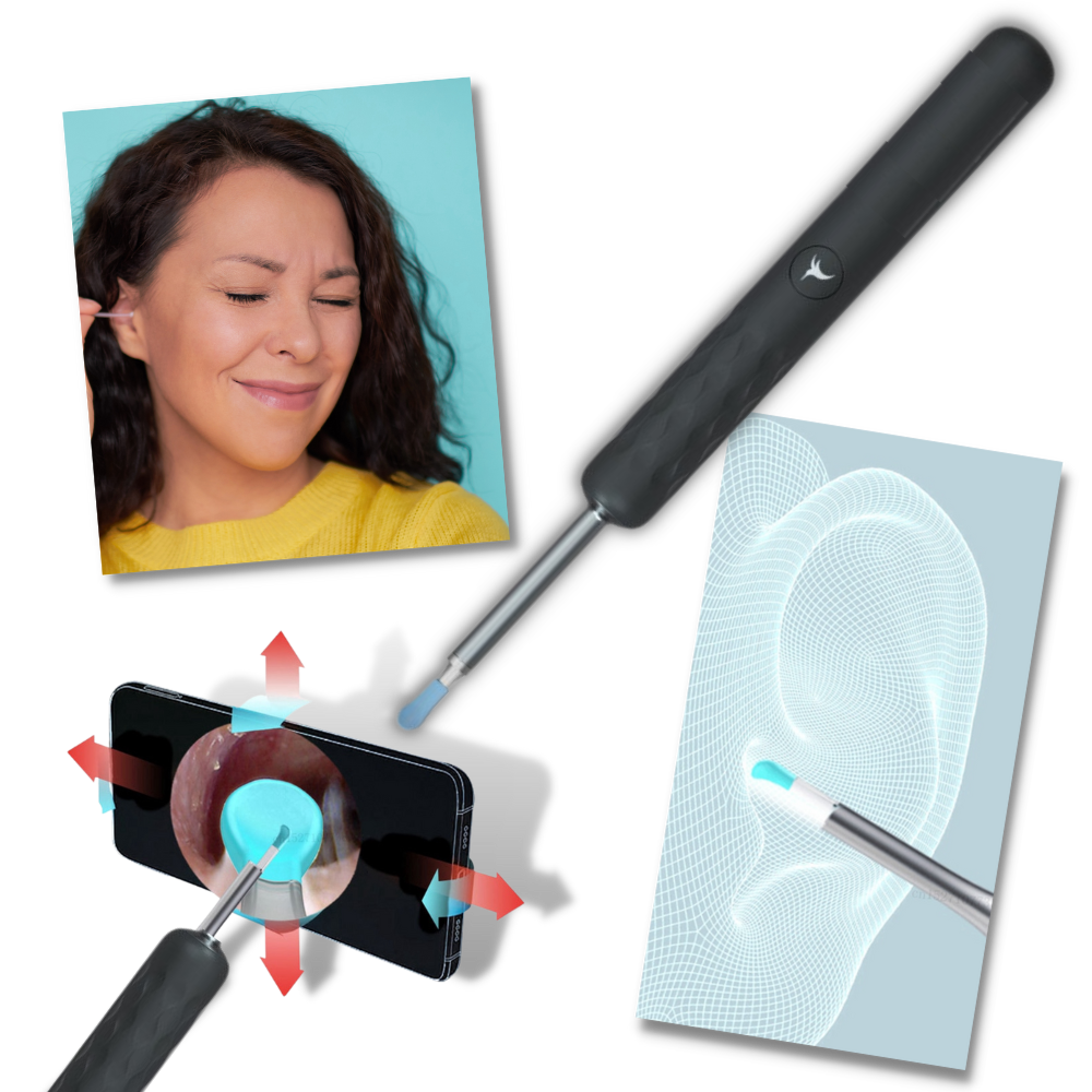 Bastone intelligente per la pulizia dell'orecchio - Ozerty