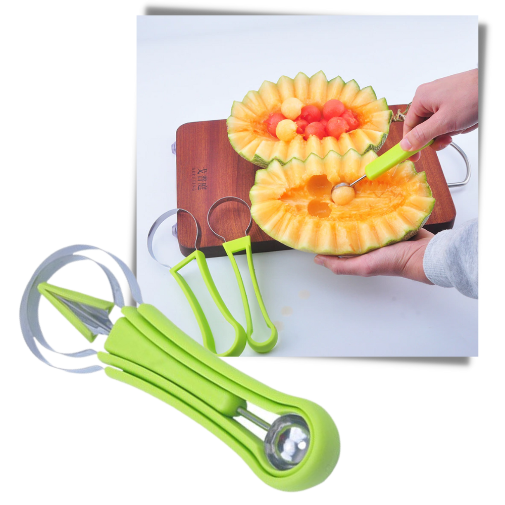 Set di utensili per intagliare e affettare la frutta - Ozerty