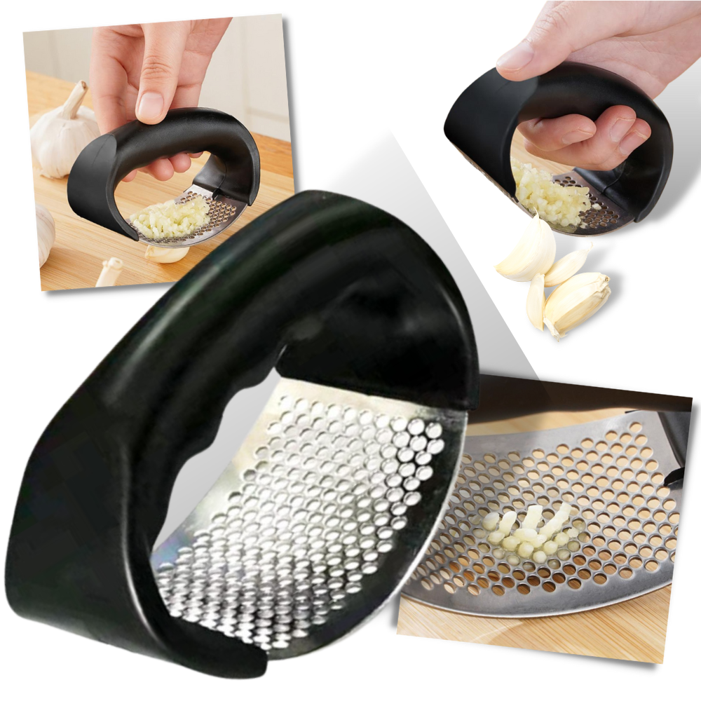 Schiaccia aglio in acciaio - Ozerty