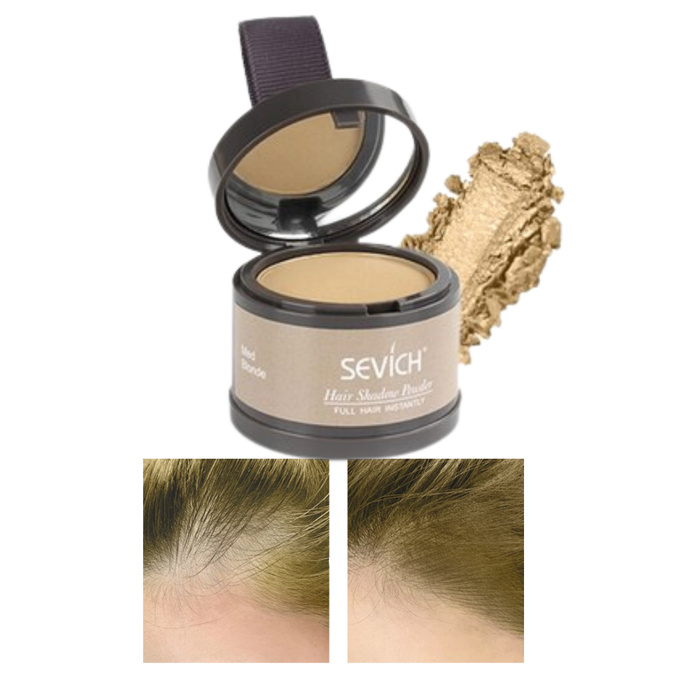 Correcting powder for hair roots