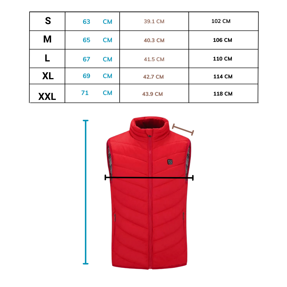 Gilet riscaldato unisex  - Ozerty