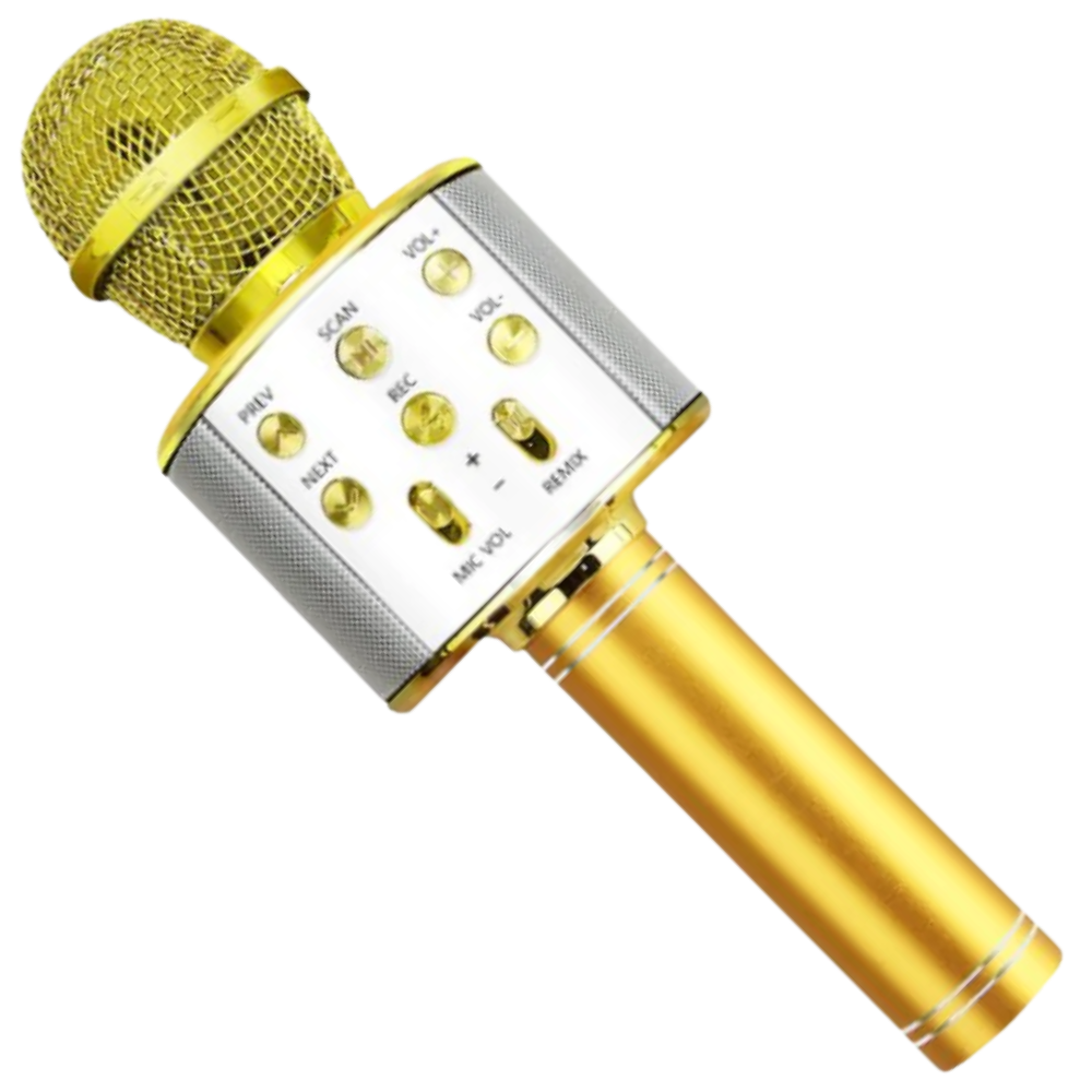 Wireless bluetooth karaoke microphone 