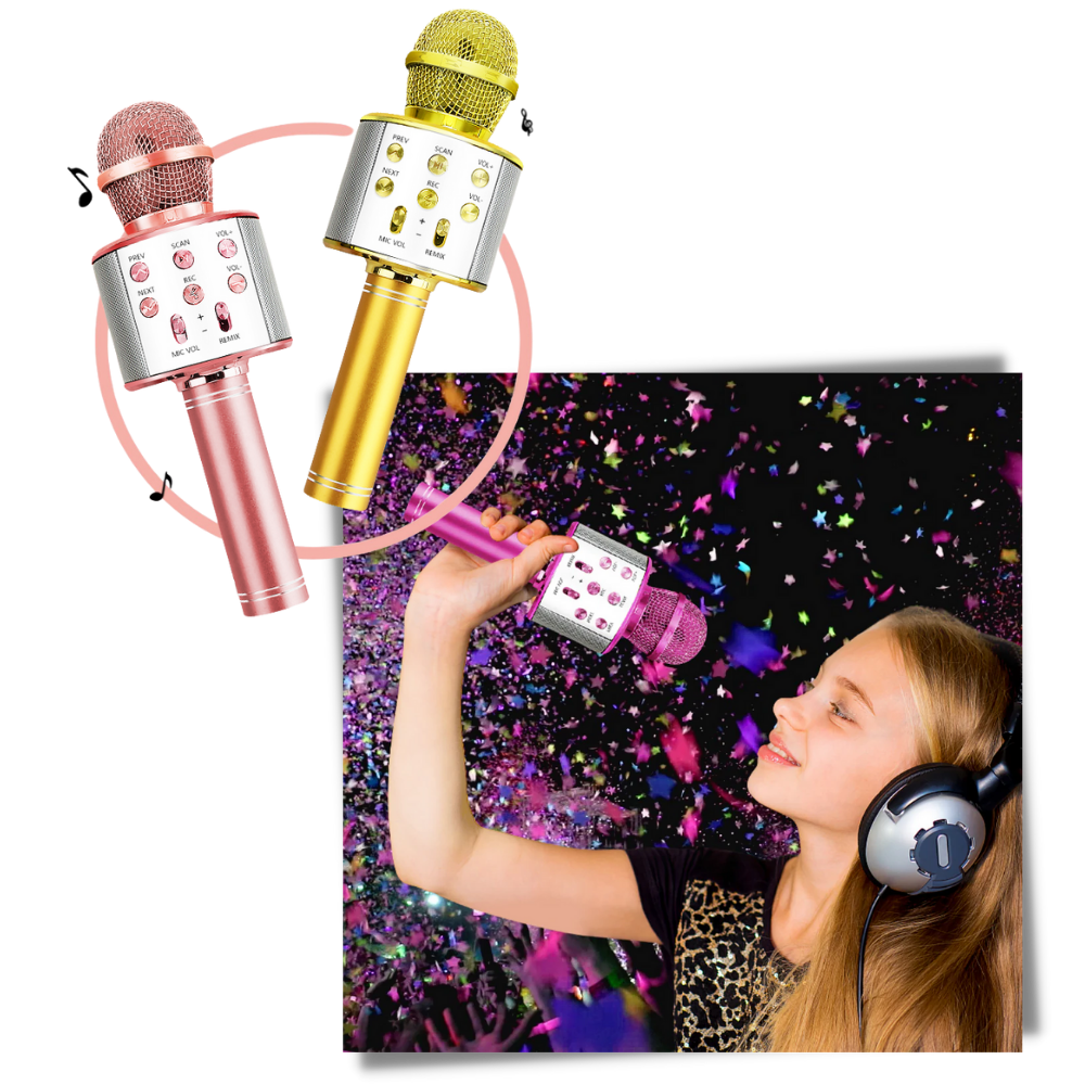 Microfono karaoke bluetooth senza fili - Ozerty