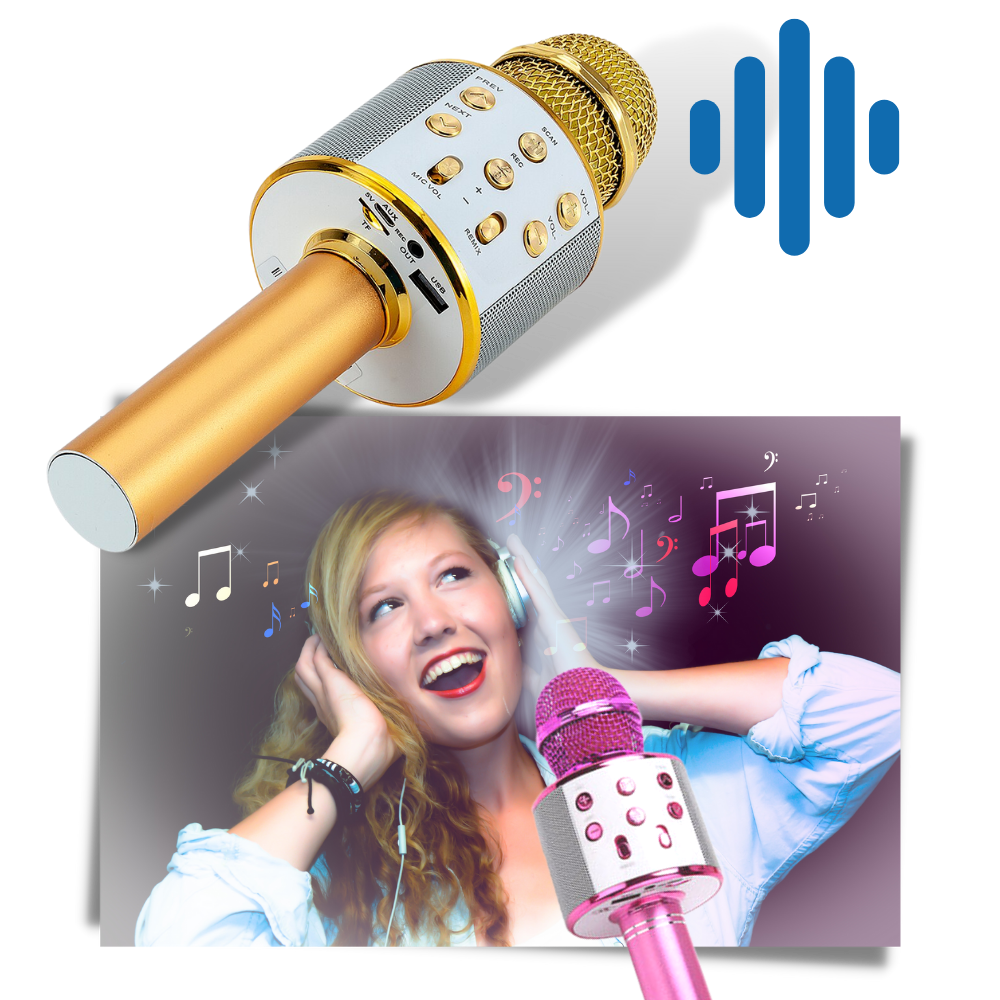 Microfono karaoke bluetooth senza fili - Ozerty