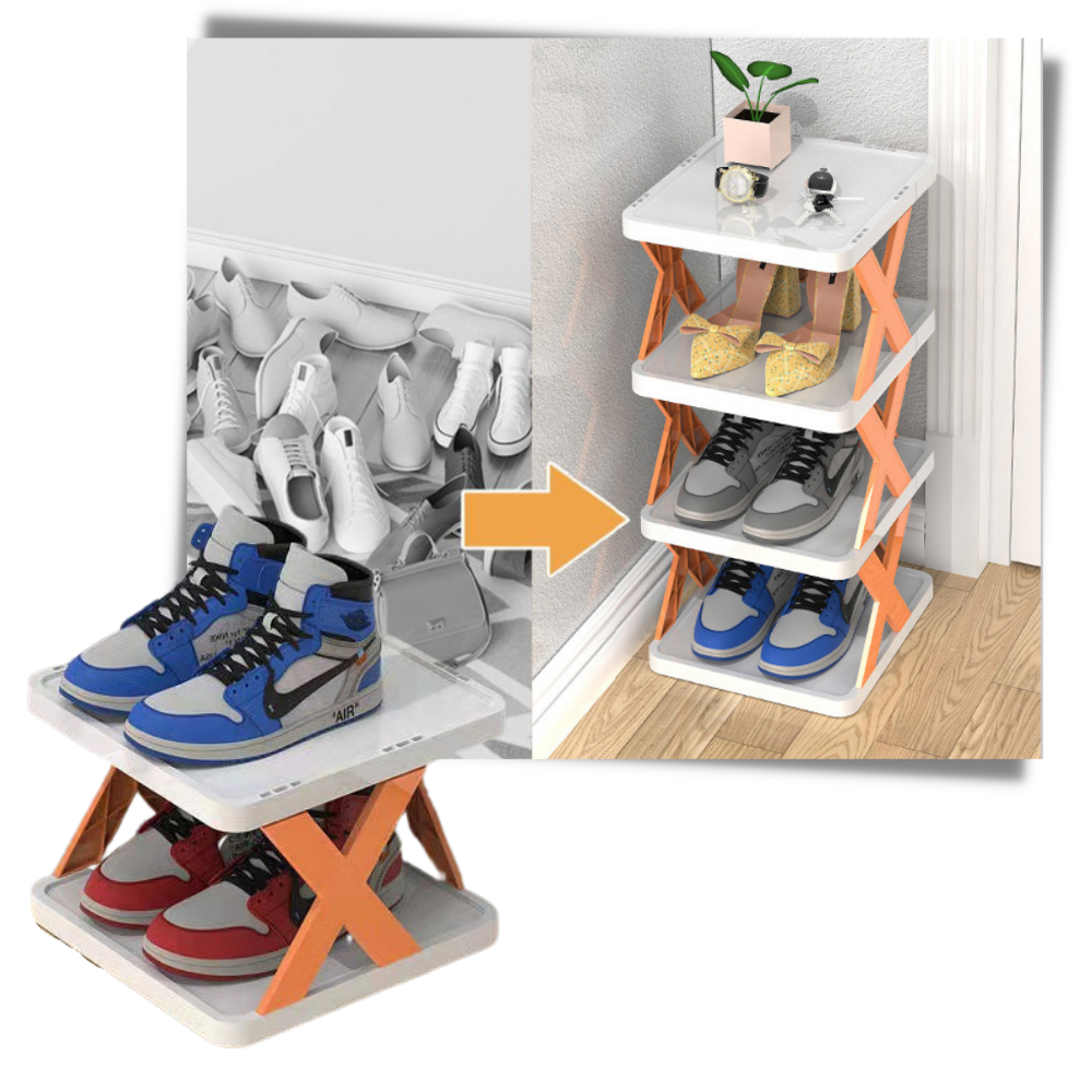 Scaffale organizzatore di scarpe multistrato - Ozerty