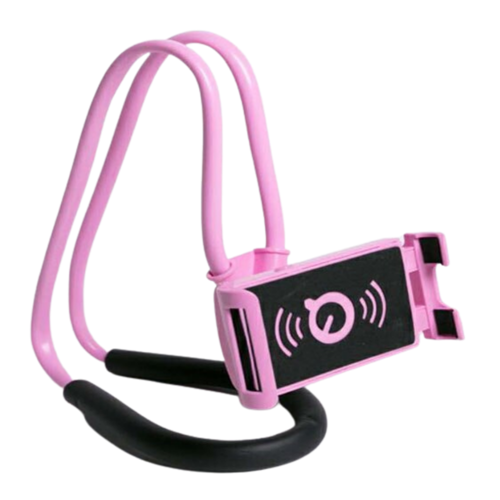 Hands-free phone holder neck stand