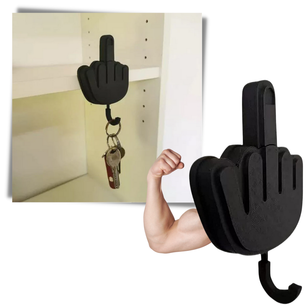 Gancio adesivo per chiavi a forma di mano - Ozerty