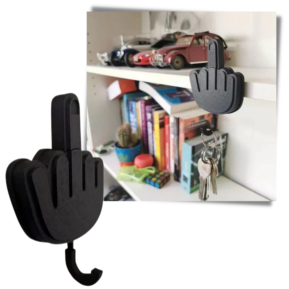 Gancio adesivo per chiavi a forma di mano - Ozerty