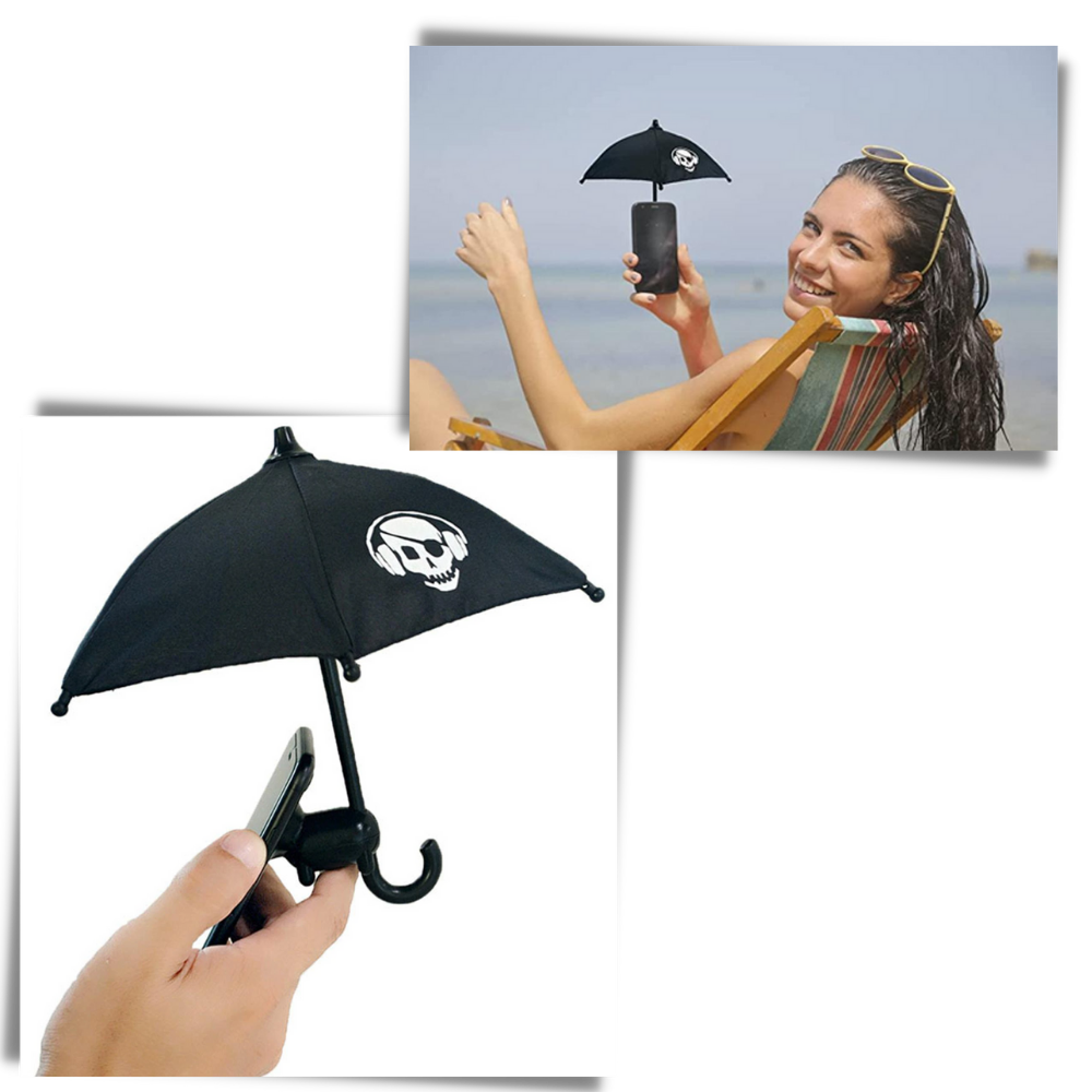 Mini ombrello per telefono