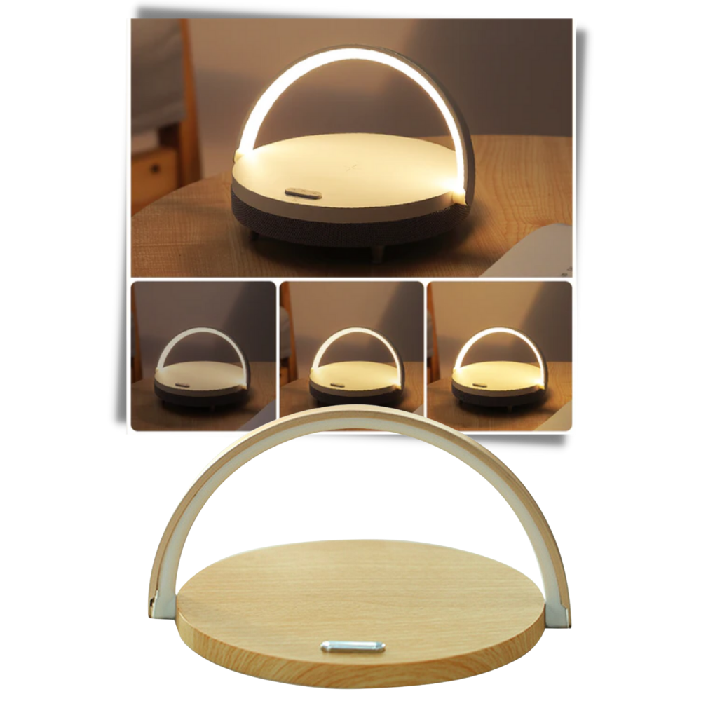 Lampada da tavolo e caricabatterie wireless - Ozerty