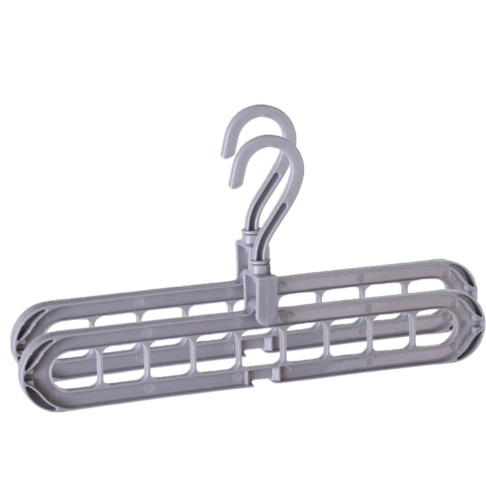 Pack of 2 space saving coat hangers