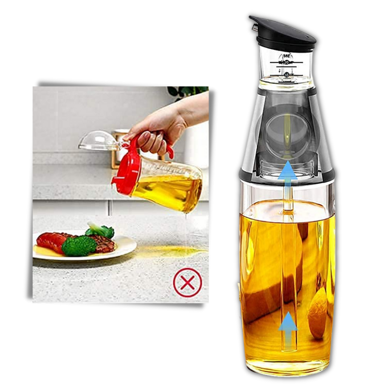Bottiglia erogatrice di olio da cucina