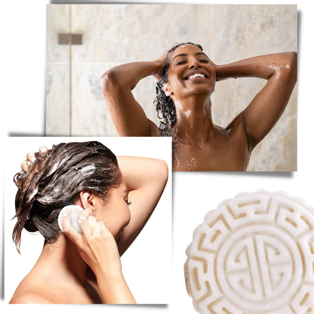 Barretta di shampoo e balsamo al riso solido - Ozerty
