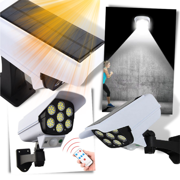 Lampada LED con sensore di movimento solare - Ozerty
