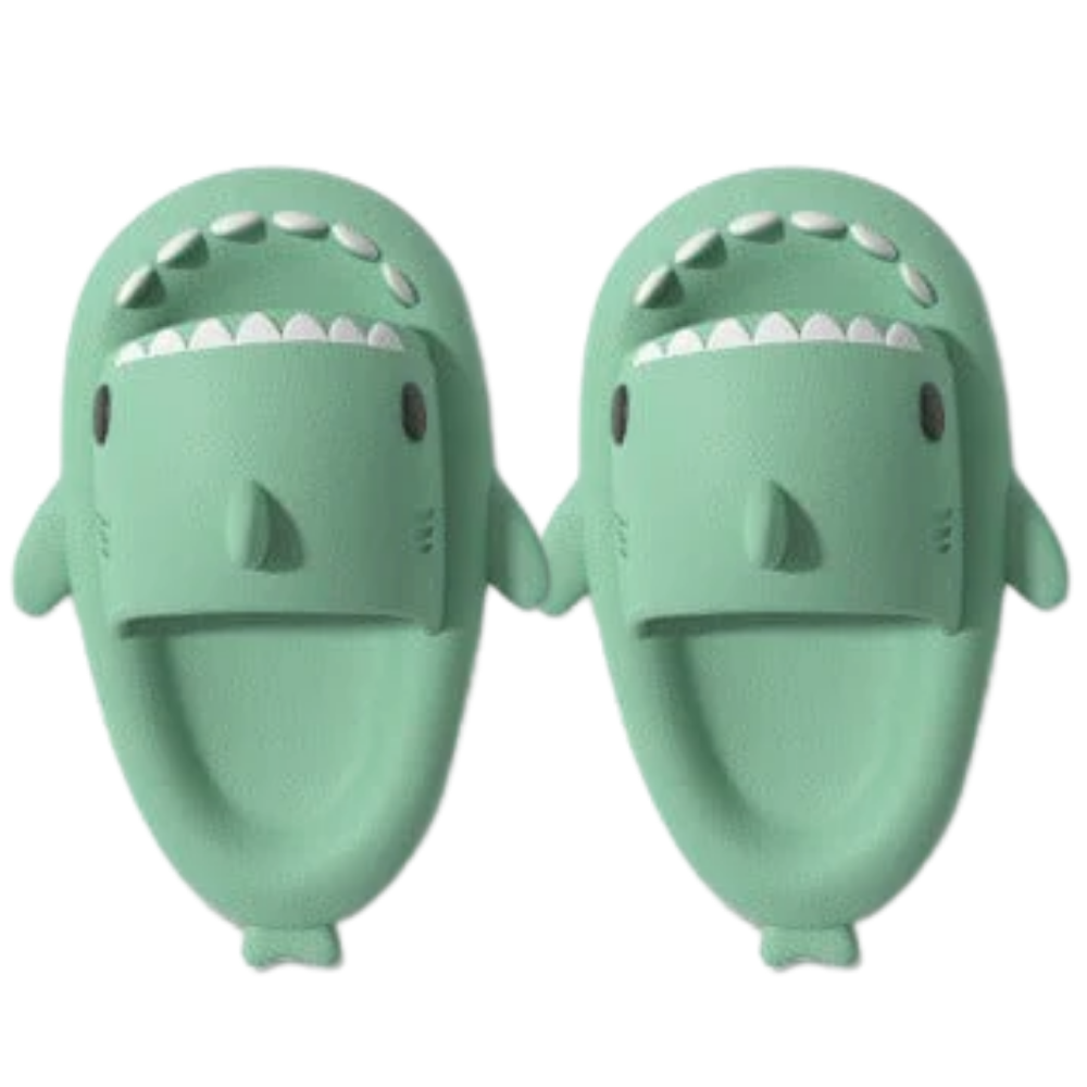 Pantofole da spiaggia con squalo