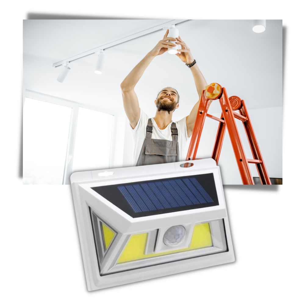 LED ad energia solare con rilevatore di movimento