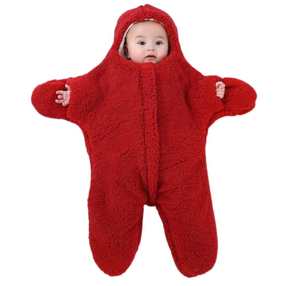 Starfish shaped children's sleeping bag