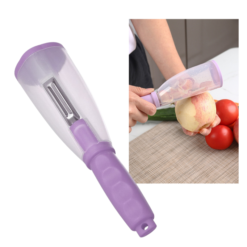 Pelapatate per frutta e verdura con raccoglitore - Ozerty